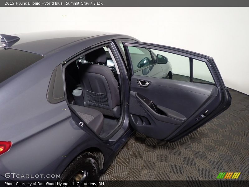 Summit Gray / Black 2019 Hyundai Ioniq Hybrid Blue