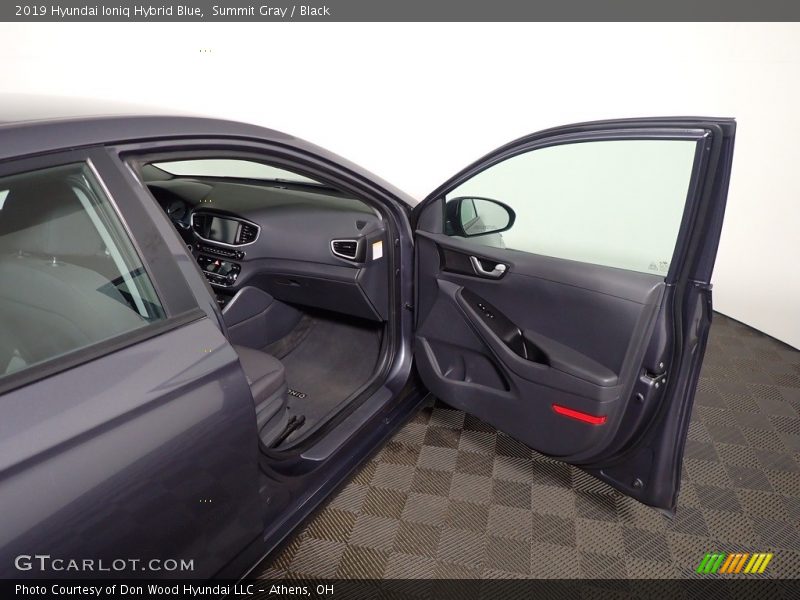 Summit Gray / Black 2019 Hyundai Ioniq Hybrid Blue