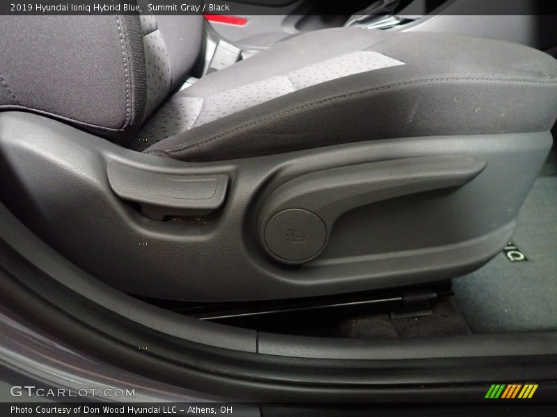 Summit Gray / Black 2019 Hyundai Ioniq Hybrid Blue