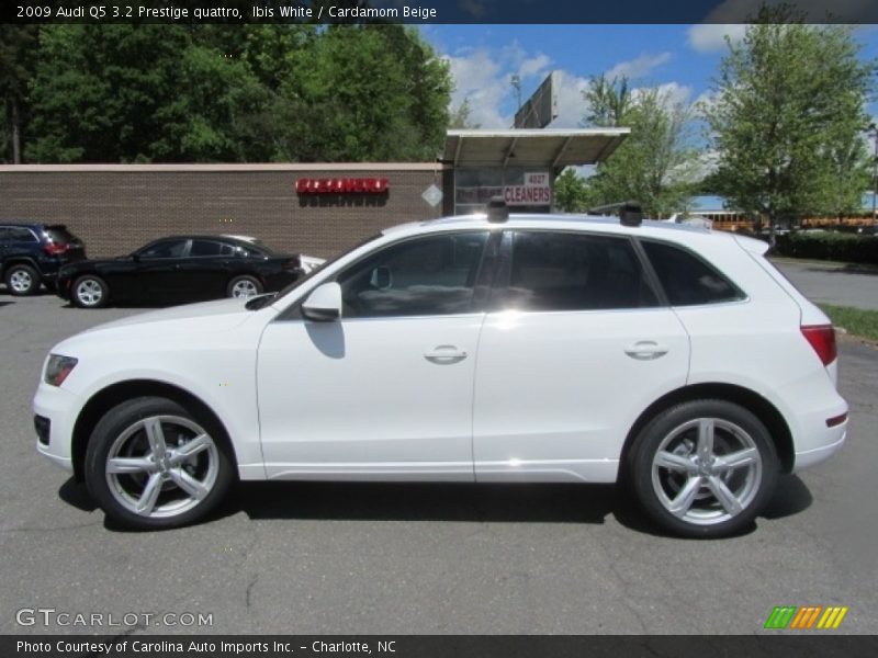 Ibis White / Cardamom Beige 2009 Audi Q5 3.2 Prestige quattro