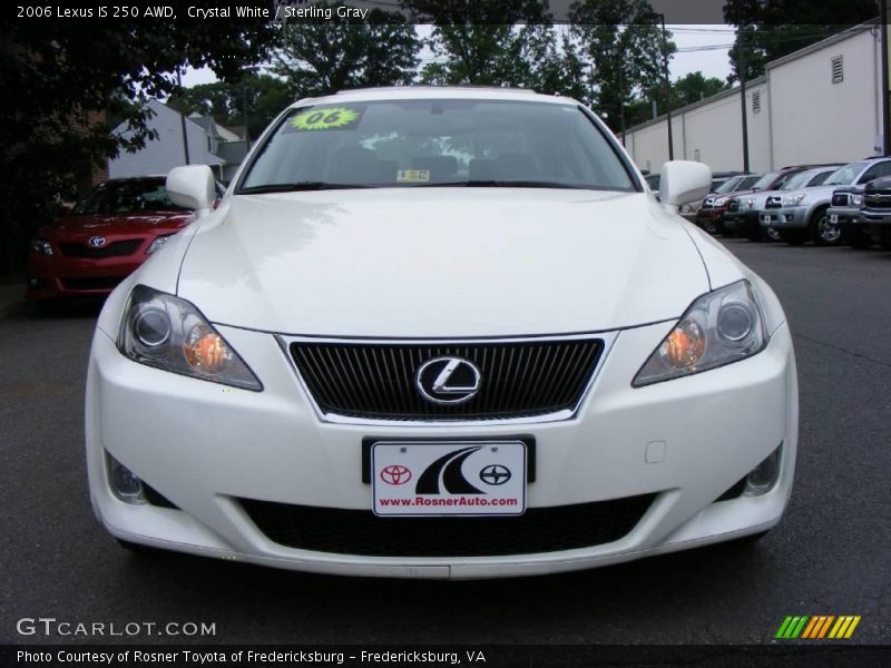 Crystal White / Sterling Gray 2006 Lexus IS 250 AWD