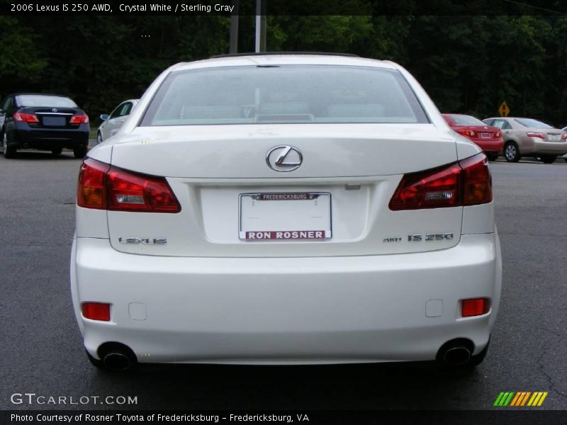 Crystal White / Sterling Gray 2006 Lexus IS 250 AWD