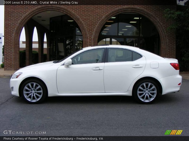 Crystal White / Sterling Gray 2006 Lexus IS 250 AWD