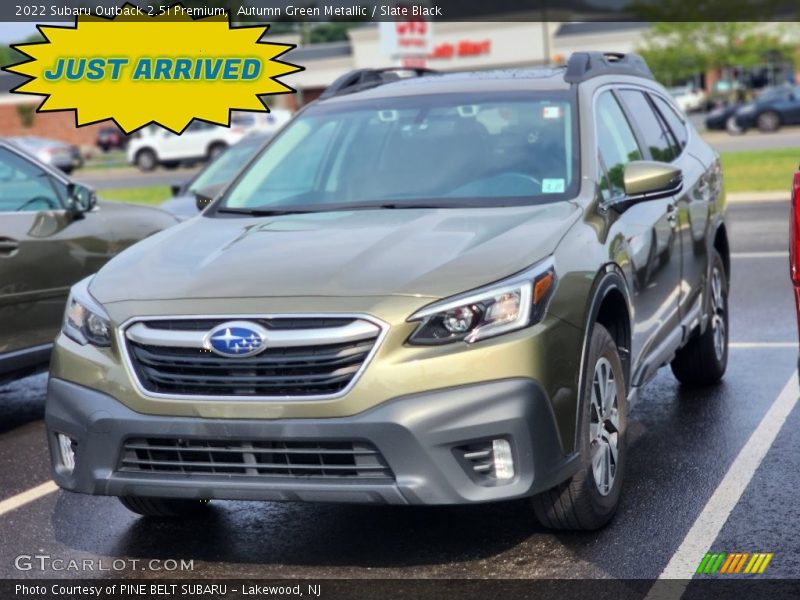 Autumn Green Metallic / Slate Black 2022 Subaru Outback 2.5i Premium