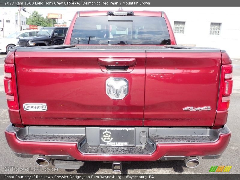 Delmonico Red Pearl / Mountain Brown 2023 Ram 1500 Long Horn Crew Cab 4x4