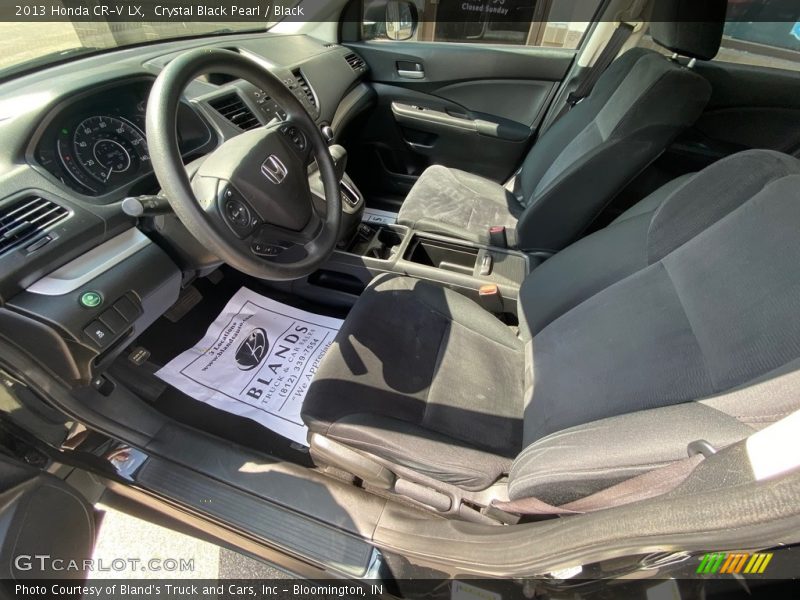 Crystal Black Pearl / Black 2013 Honda CR-V LX
