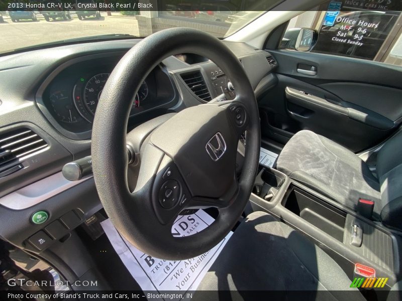 Crystal Black Pearl / Black 2013 Honda CR-V LX