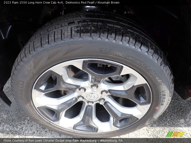 Delmonico Red Pearl / Mountain Brown 2023 Ram 1500 Long Horn Crew Cab 4x4
