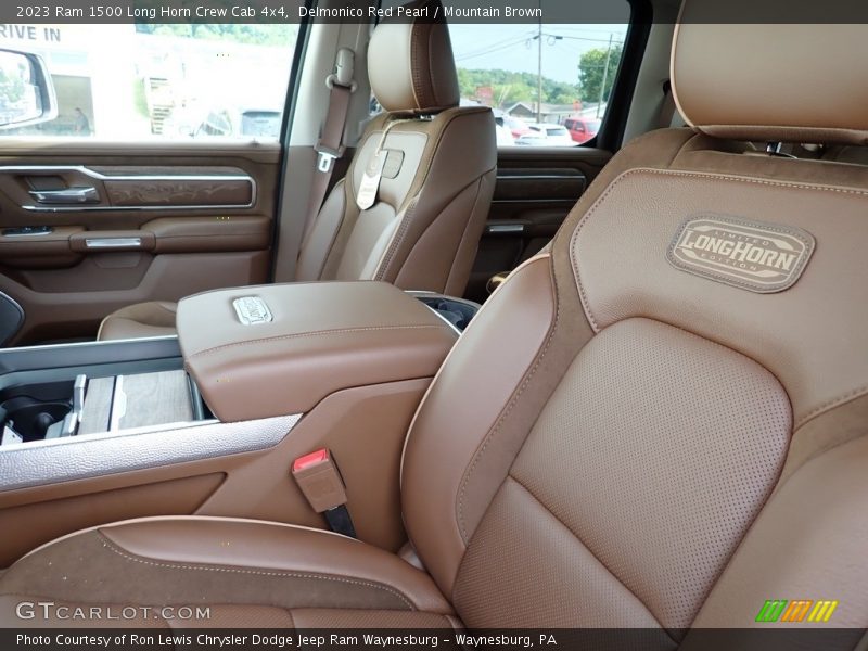 Delmonico Red Pearl / Mountain Brown 2023 Ram 1500 Long Horn Crew Cab 4x4
