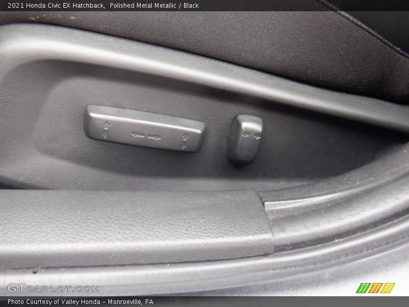 Polished Metal Metallic / Black 2021 Honda Civic EX Hatchback