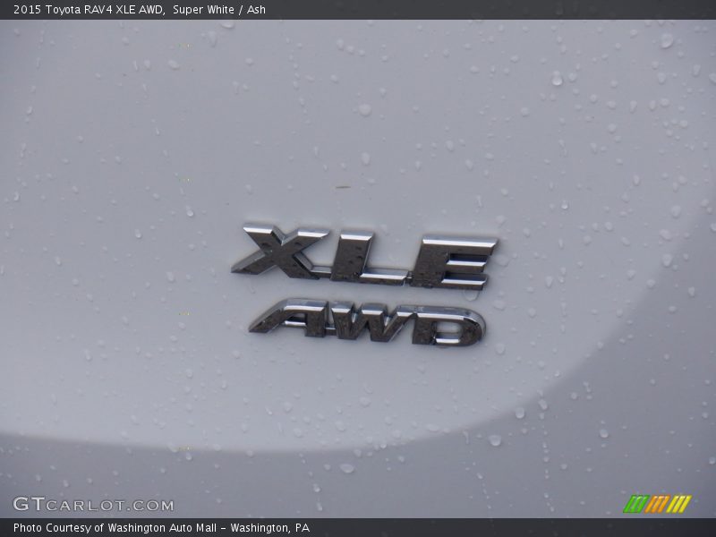 Super White / Ash 2015 Toyota RAV4 XLE AWD