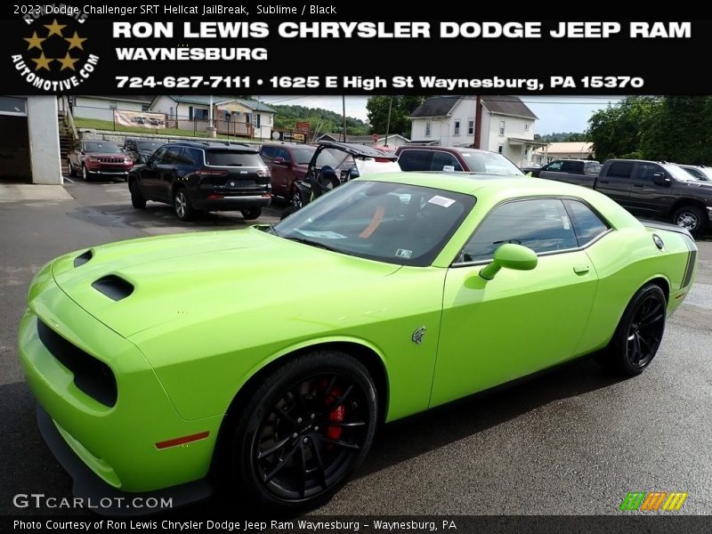 Sublime / Black 2023 Dodge Challenger SRT Hellcat JailBreak