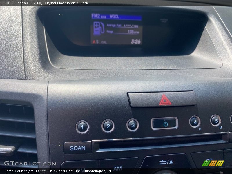 Crystal Black Pearl / Black 2013 Honda CR-V LX