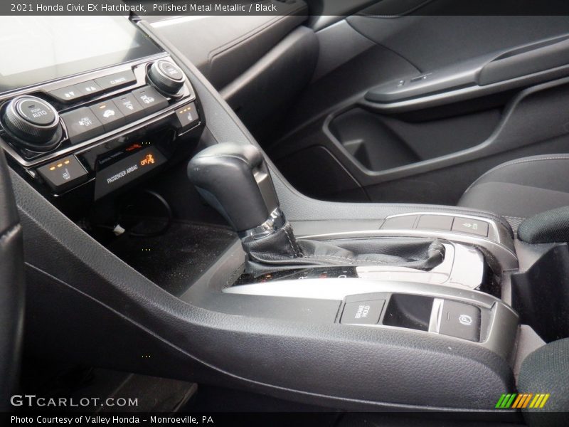 Polished Metal Metallic / Black 2021 Honda Civic EX Hatchback