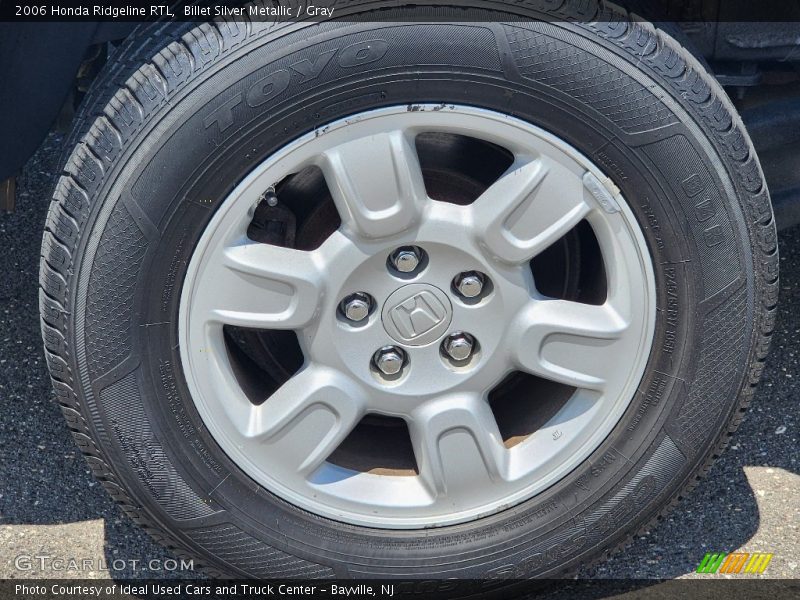 Billet Silver Metallic / Gray 2006 Honda Ridgeline RTL