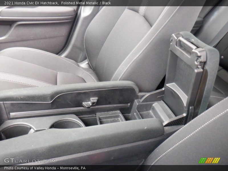 Polished Metal Metallic / Black 2021 Honda Civic EX Hatchback