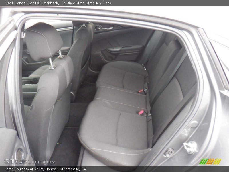 Polished Metal Metallic / Black 2021 Honda Civic EX Hatchback