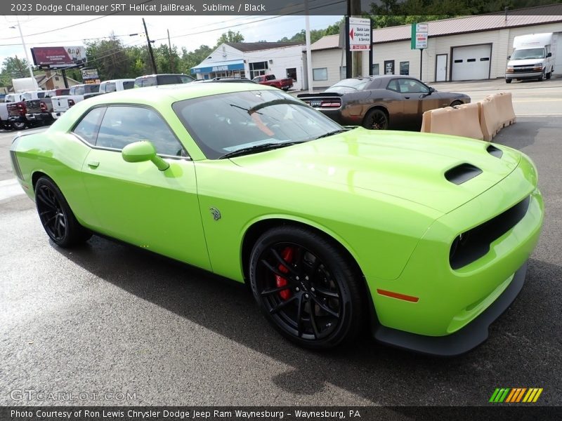 Front 3/4 View of 2023 Challenger SRT Hellcat JailBreak