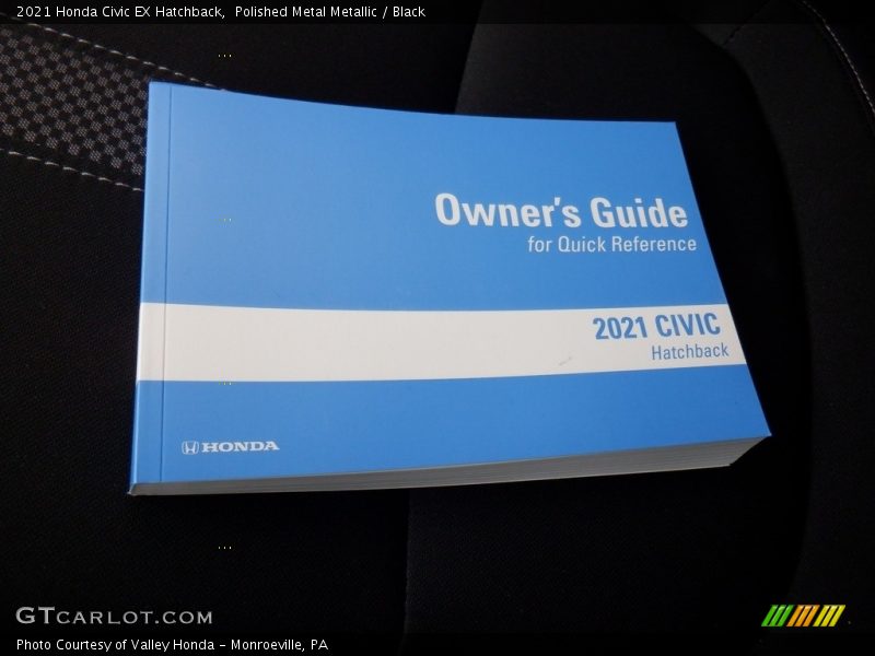 Polished Metal Metallic / Black 2021 Honda Civic EX Hatchback
