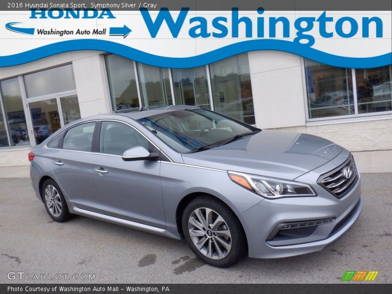 Symphony Silver / Gray 2016 Hyundai Sonata Sport