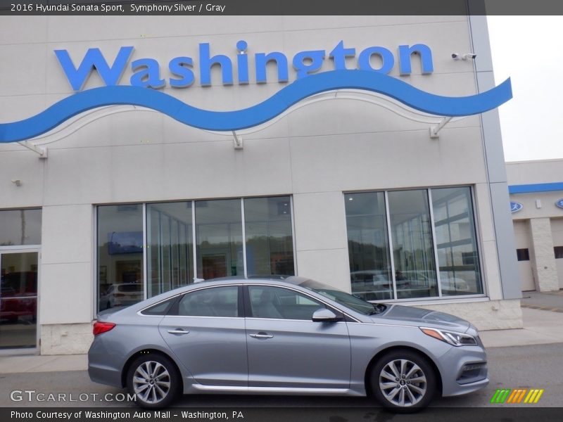 Symphony Silver / Gray 2016 Hyundai Sonata Sport