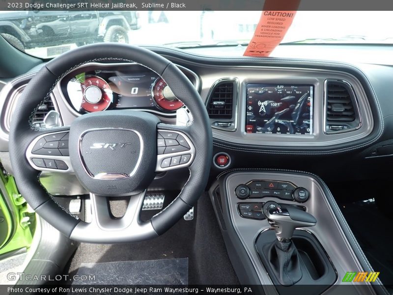Dashboard of 2023 Challenger SRT Hellcat JailBreak