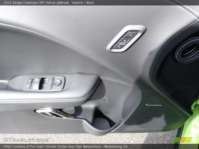 Door Panel of 2023 Challenger SRT Hellcat JailBreak