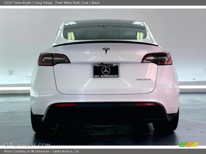 Pearl White Multi-Coat / Black 2020 Tesla Model Y Long Range