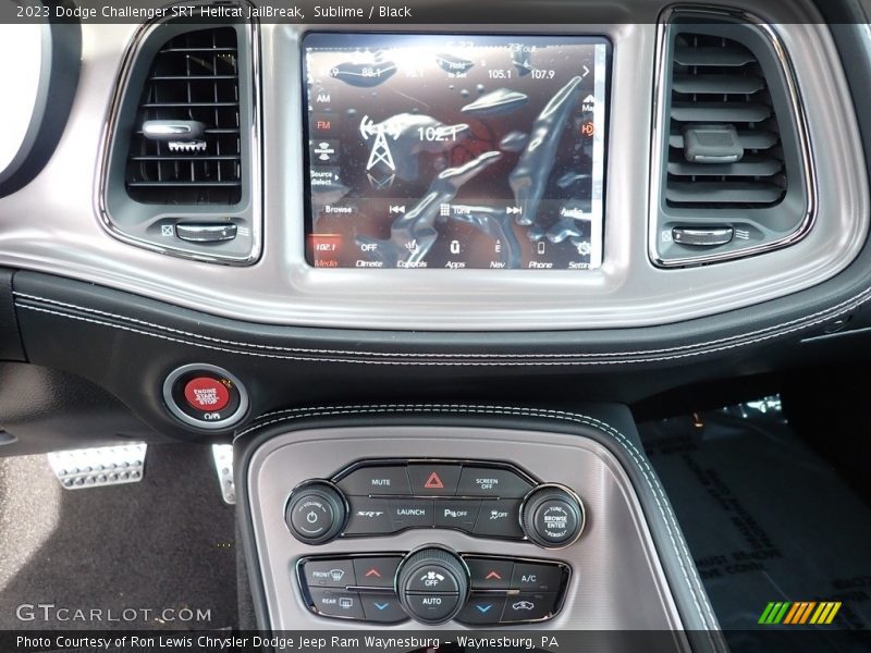 Controls of 2023 Challenger SRT Hellcat JailBreak