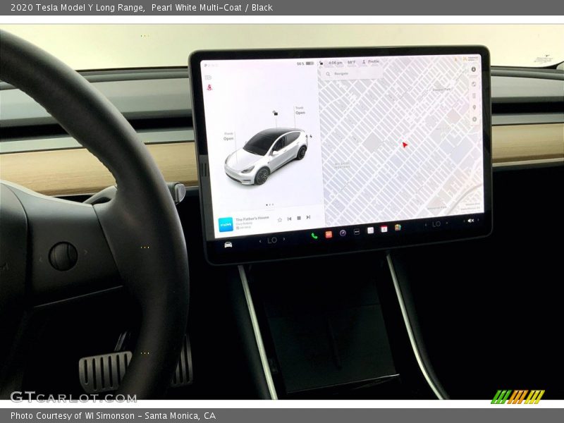 Navigation of 2020 Model Y Long Range