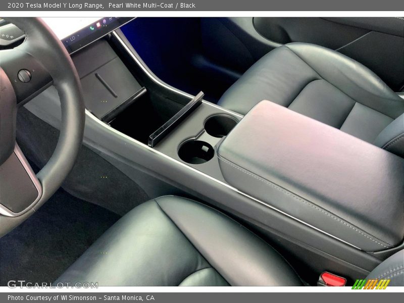Pearl White Multi-Coat / Black 2020 Tesla Model Y Long Range