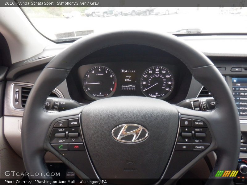 Symphony Silver / Gray 2016 Hyundai Sonata Sport