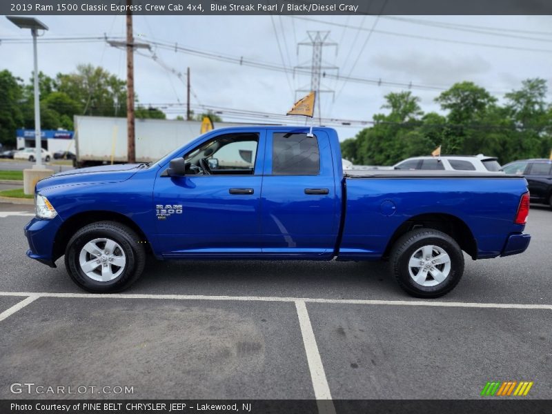 2019 1500 Classic Express Crew Cab 4x4 Blue Streak Pearl