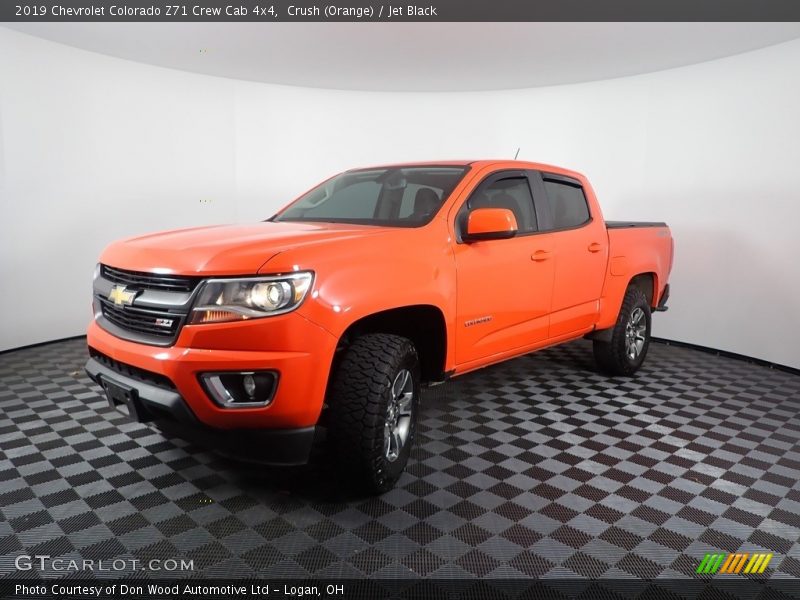 Crush (Orange) / Jet Black 2019 Chevrolet Colorado Z71 Crew Cab 4x4