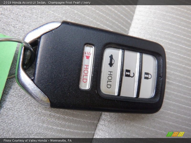 Champagne Frost Pearl / Ivory 2019 Honda Accord LX Sedan