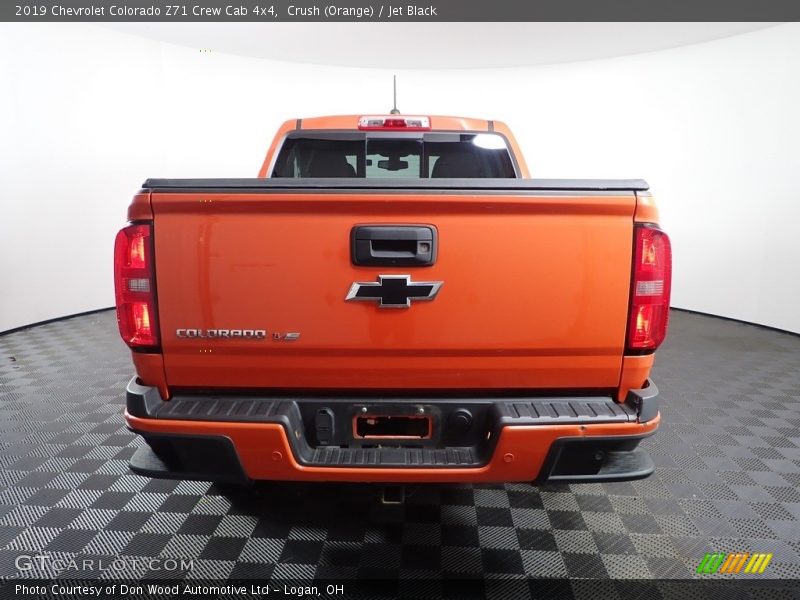 Crush (Orange) / Jet Black 2019 Chevrolet Colorado Z71 Crew Cab 4x4