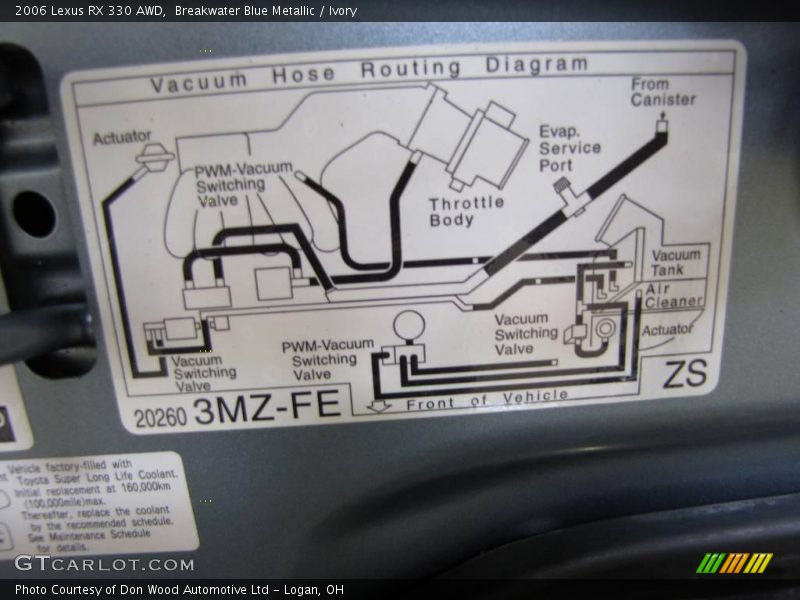 Breakwater Blue Metallic / Ivory 2006 Lexus RX 330 AWD