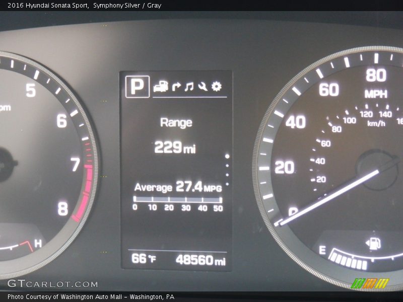 Symphony Silver / Gray 2016 Hyundai Sonata Sport
