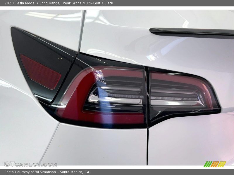 Pearl White Multi-Coat / Black 2020 Tesla Model Y Long Range