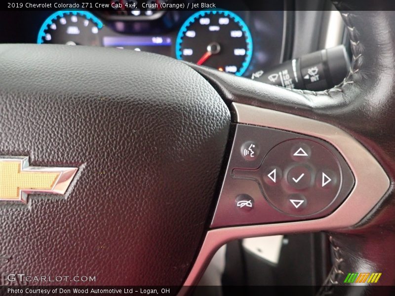 Crush (Orange) / Jet Black 2019 Chevrolet Colorado Z71 Crew Cab 4x4