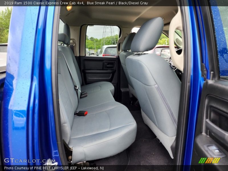 Rear Seat of 2019 1500 Classic Express Crew Cab 4x4