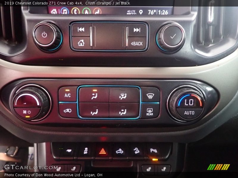 Crush (Orange) / Jet Black 2019 Chevrolet Colorado Z71 Crew Cab 4x4