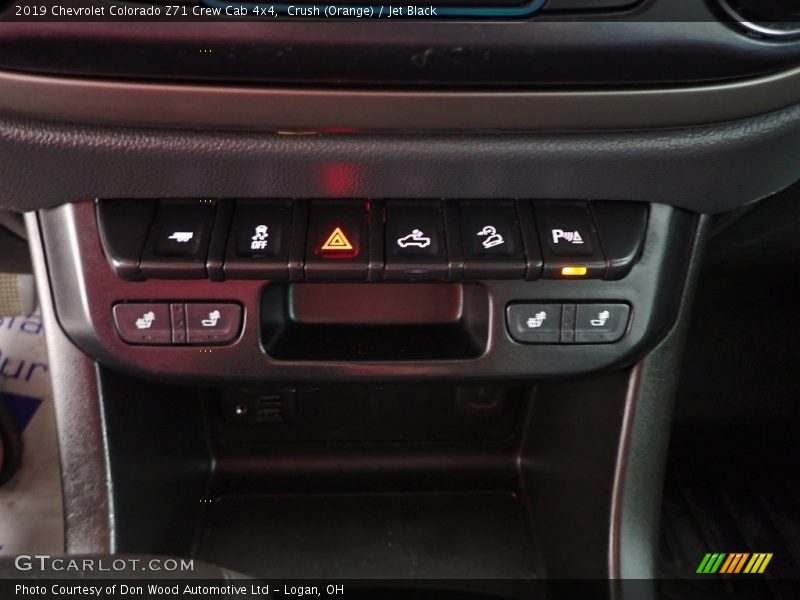 Crush (Orange) / Jet Black 2019 Chevrolet Colorado Z71 Crew Cab 4x4