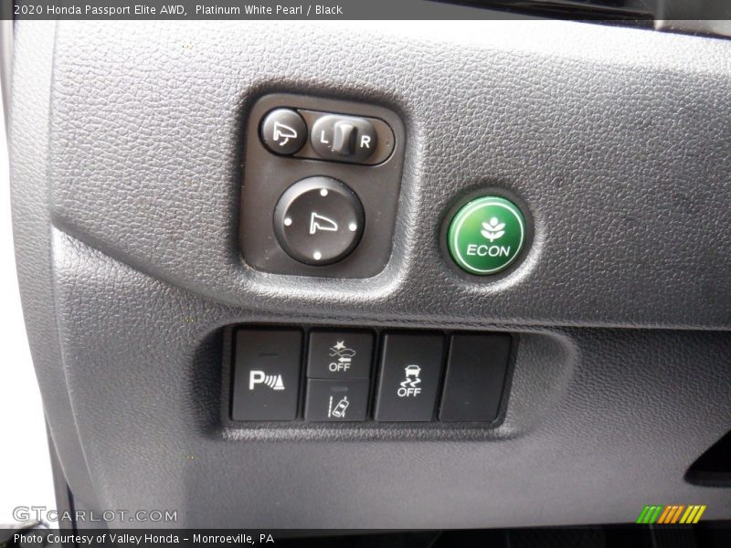 Controls of 2020 Passport Elite AWD