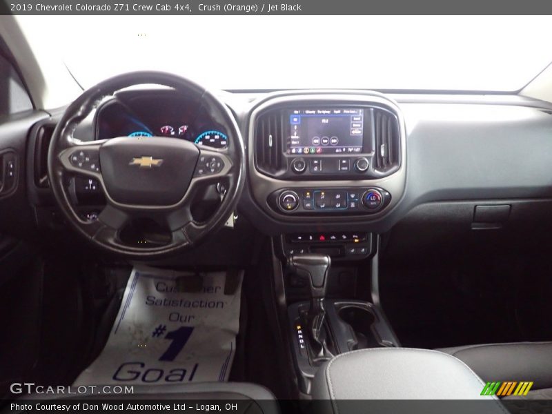 Crush (Orange) / Jet Black 2019 Chevrolet Colorado Z71 Crew Cab 4x4