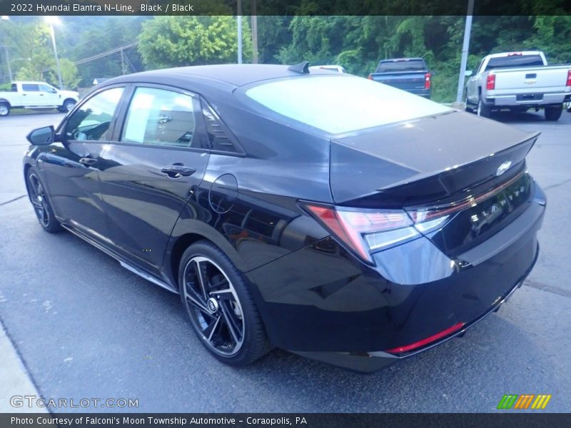 Black / Black 2022 Hyundai Elantra N-Line