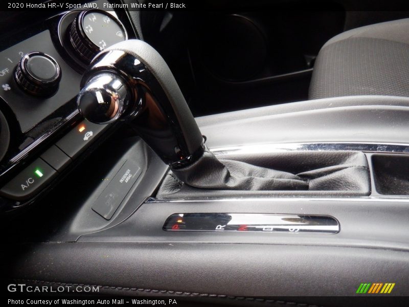 Platinum White Pearl / Black 2020 Honda HR-V Sport AWD