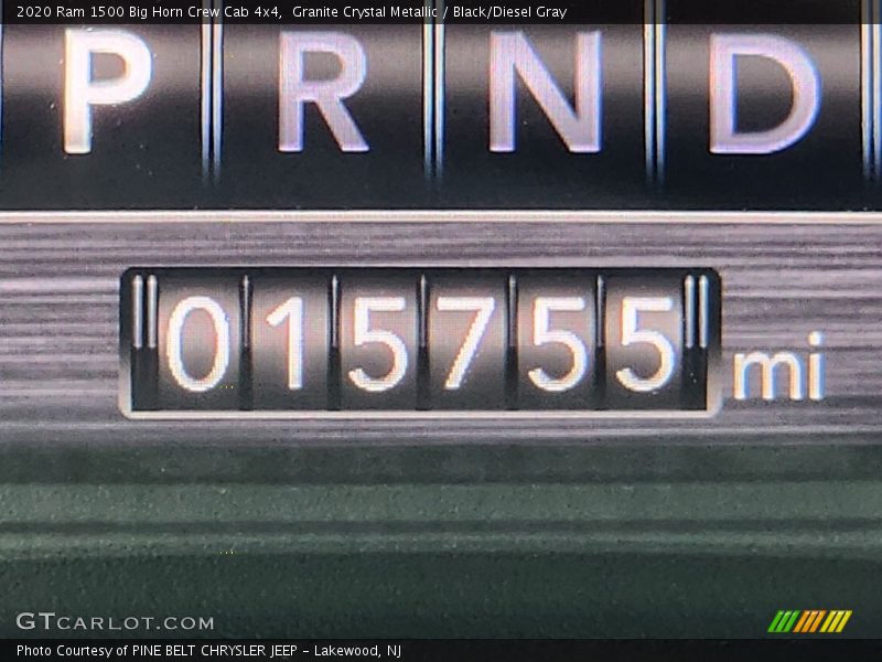 Granite Crystal Metallic / Black/Diesel Gray 2020 Ram 1500 Big Horn Crew Cab 4x4
