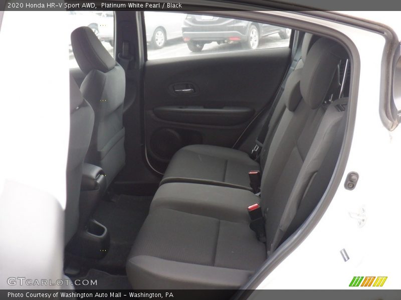 Platinum White Pearl / Black 2020 Honda HR-V Sport AWD