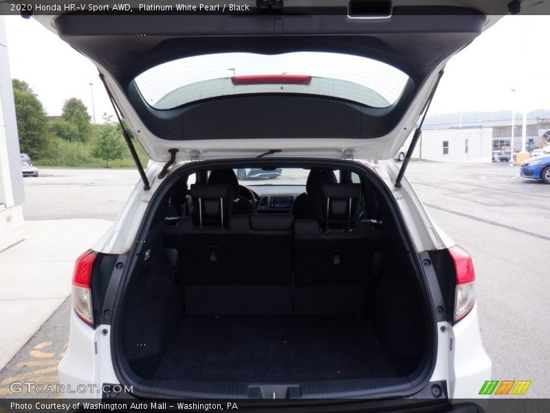 Platinum White Pearl / Black 2020 Honda HR-V Sport AWD